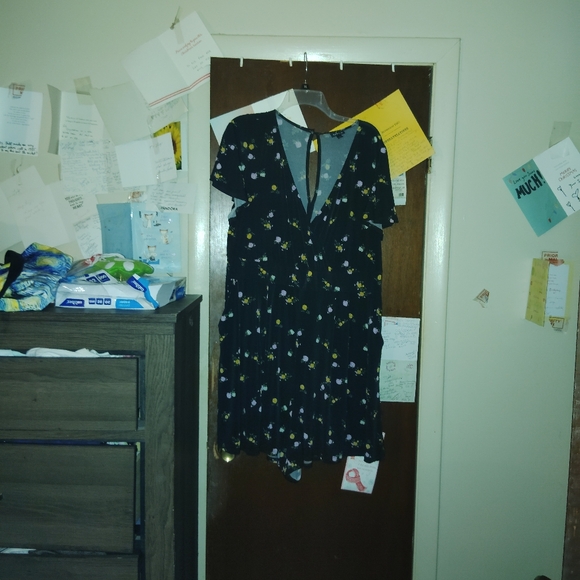 TORRID Black Floral Studio Knit Romper 2XL - Picture 6 of 11